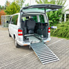 VW T5 mit Bodenwanne, l&auml;ngere Alu-Rampe, ohne Heckabsenkung